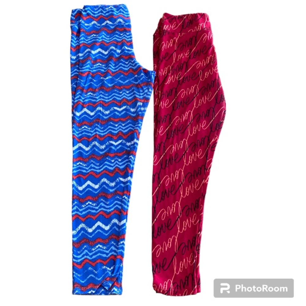Lularoe Tall Curvy 2 pair Leggings